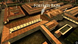 Animation of ancient Roman Fort in Caerleon Wales [upl. by Lonyer973]