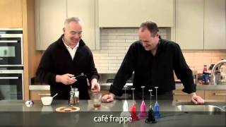 How to make a frappé coffee using an aerolatte milk frother [upl. by Eceinart]