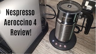 Nespresso Aeroccino 4 Milk Frother Review  Worth upgrading from the Aeroccino 3 [upl. by Wehhtam]