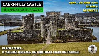 Caerphilly Castle  The Largest in Wales 2nd in Britain [upl. by Annaehs]