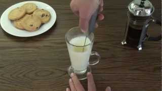 Aerolatte  The Original Steam Free Milk Frother [upl. by Nitsreik]