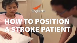 How To Position A Stroke Patient [upl. by Akirdnwahs534]