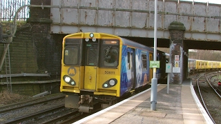 Half an Hour at 216  Birkenhead North Station 1022017  Class 507 508 terminus [upl. by Yadnil]