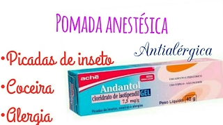 Resenha PomadaAndantol Gel [upl. by Merlina]