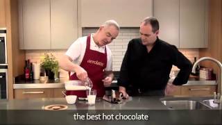 How to make a hot chocolate using an aerolatte milk frother [upl. by Jefferey]